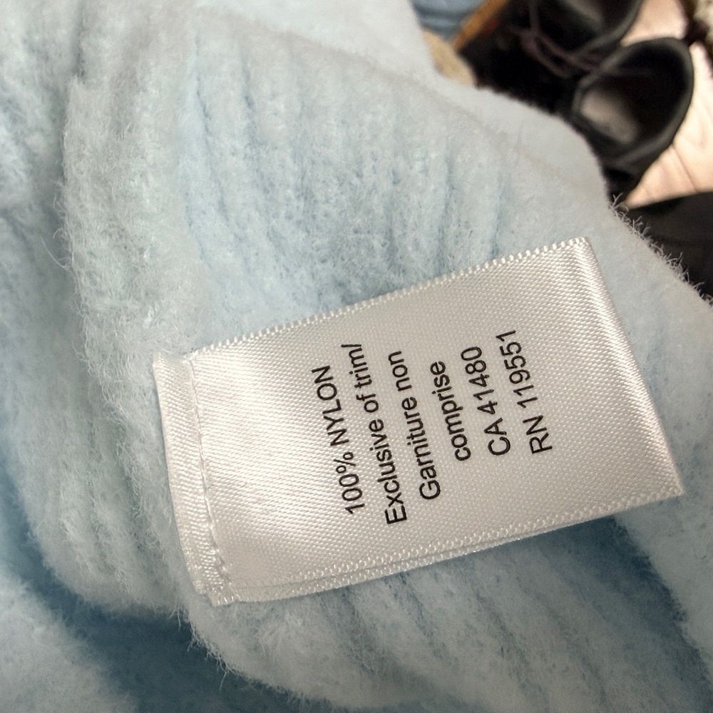 Gentle Fawn Sky Blue V-Neck Sweater - Picture 4 of 5
